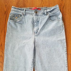 Gloria Vanderbilt Denim Blue Jeans 12 Medium